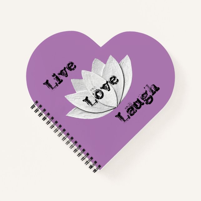 Lotus-Blume Notizbuch (Vorderseite)