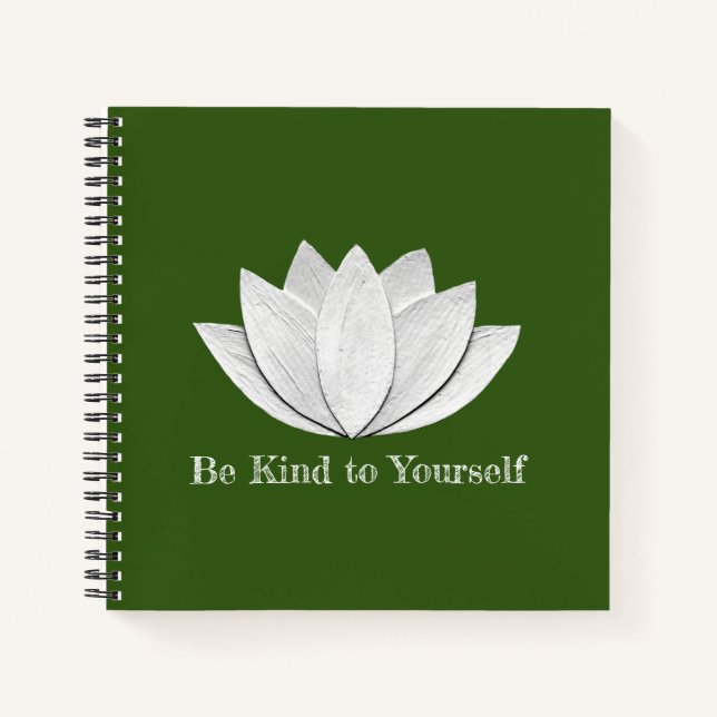 Lotus-Blume Notizbuch (Vorderseite)