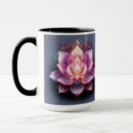 Lotus Blume Positive Affirmation Tasse