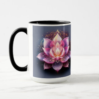 Lotus Blume Positive Affirmation Tasse