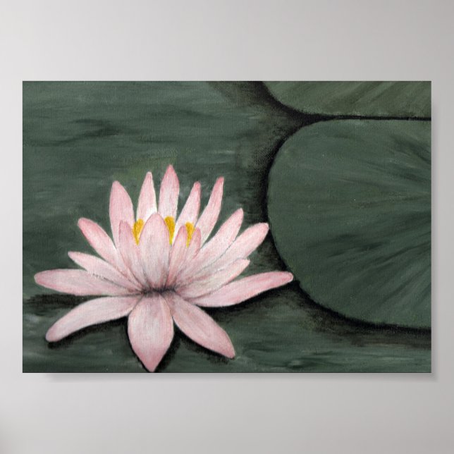 Lotus Blume Poster Print (Vorne)