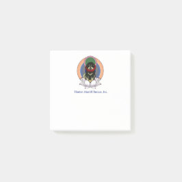 Lotus Blume Postit Notes 3" x 3" Post-it Klebezettel