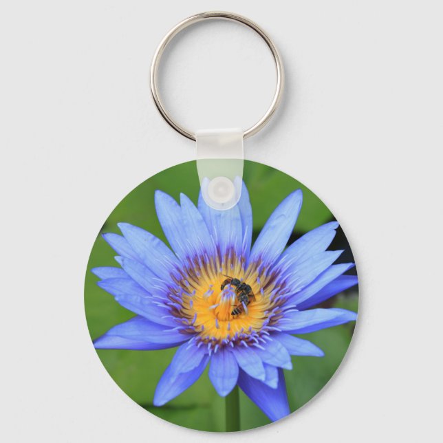 Lotus Blume Schlüsselanhänger (Vorderseite)