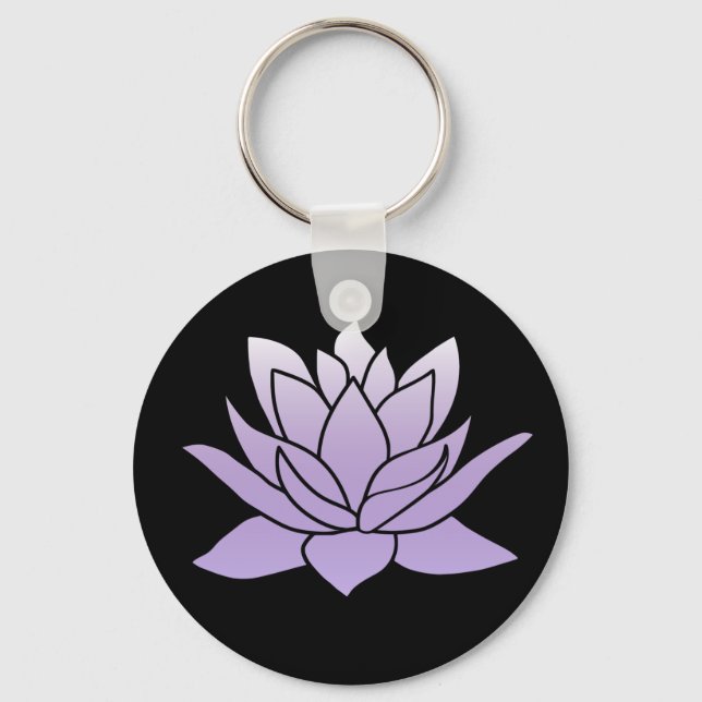 Lotus Blume Schlüsselanhänger (Vorderseite)
