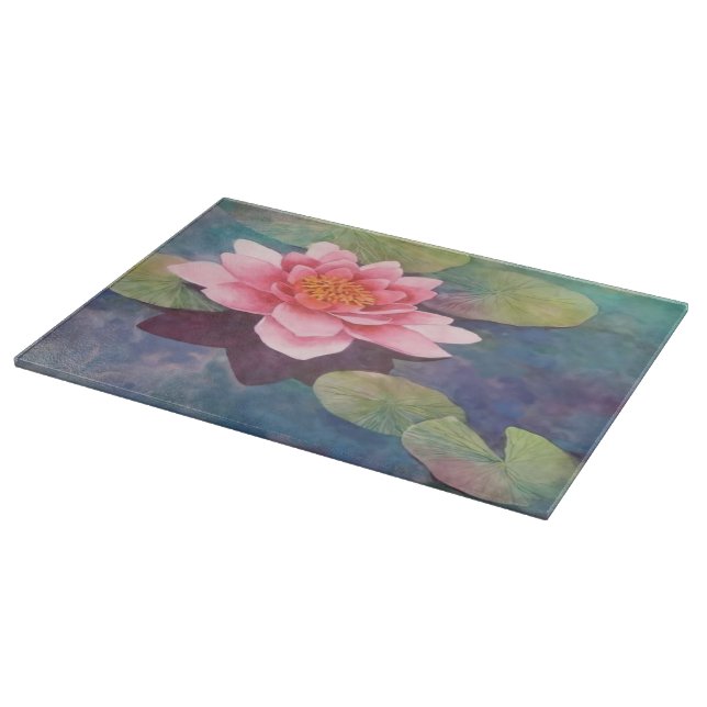 Lotus Blume Schneidebrett (Ecke)