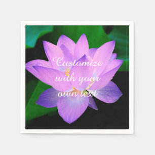 Lotus Blume Serviette