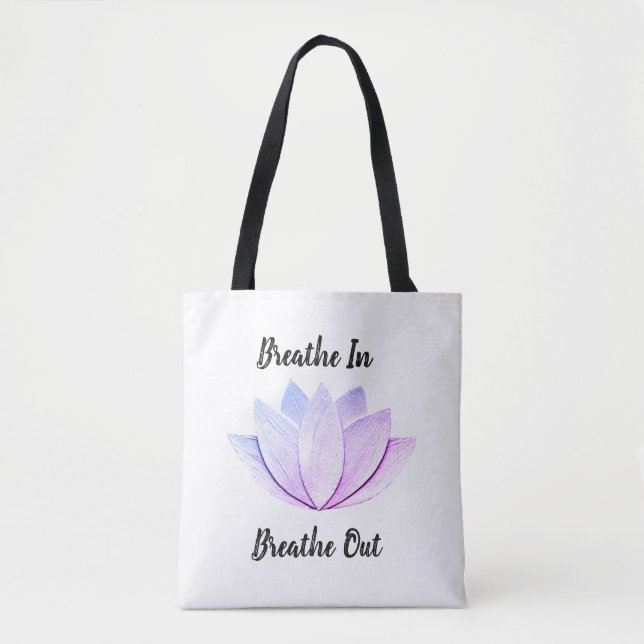 Lotus Blume Tasche (Vorderseite)