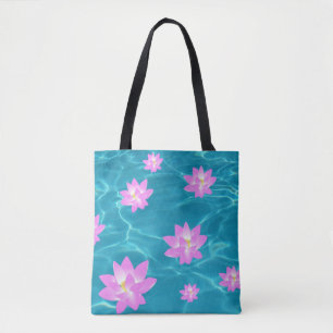 Lotus Blume Tasche