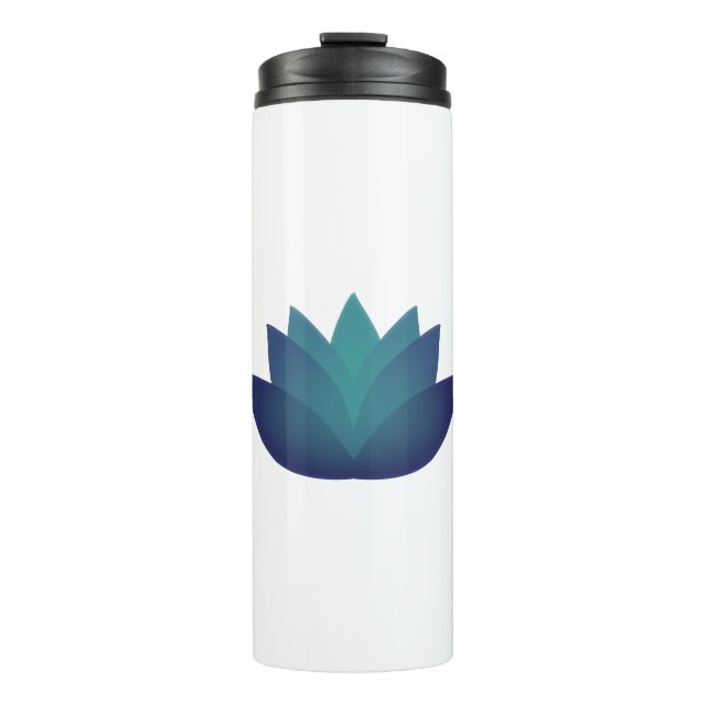 Lotus-Blume Thermosbecher (Vorderseite)