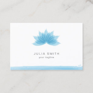 Lotus-Blume Visitenkarte