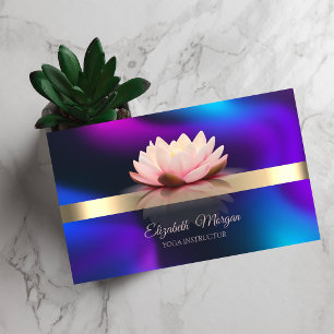 Lotus-Blume Visitenkarte