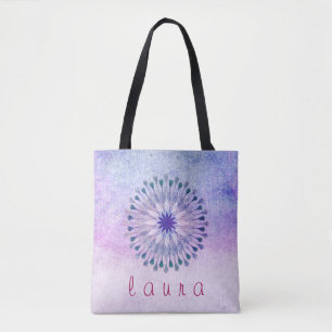 Lotus Blume Watercolor Wedding Bride Tasche