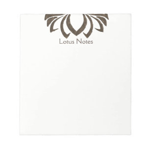 Lotus Blume Yoga Instructor Holistic Classic Notizblock