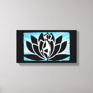 Lotus Blume Yoga Medizin Zen Leinwand Lugano
