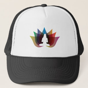 Lotus Blume Yoga Truckerkappe