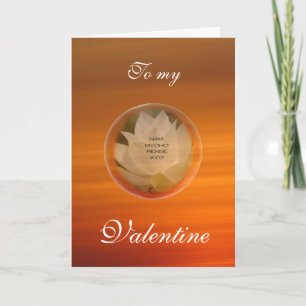Lotus Bubble SGI Bouddhiste Carte Saint Valentin