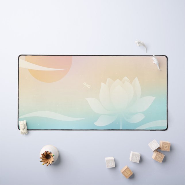 Lotus Calm Desk Mat (Tableau pour enfants)