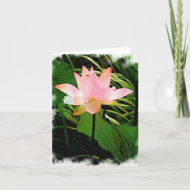 Lotus Carte pour notes (Devant)