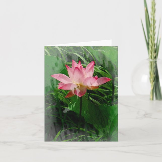 Lotus Carte pour notes (Devant)