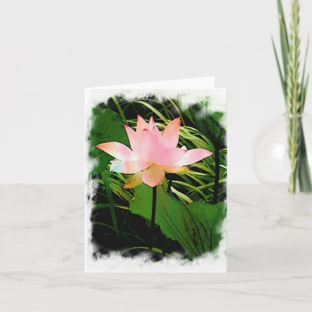 Lotus Carte pour notes (Devant)