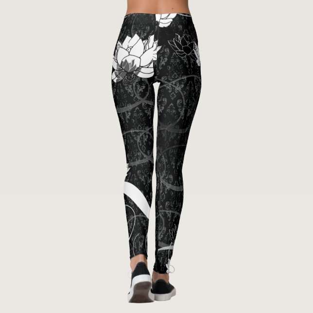 Lotus Damask Leggings (Rückseite)