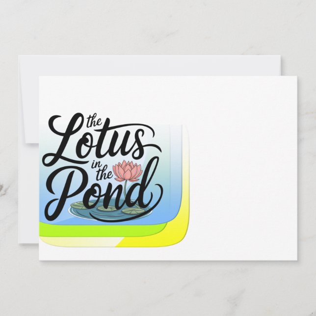 Lotus Einladung (Vorderseite)