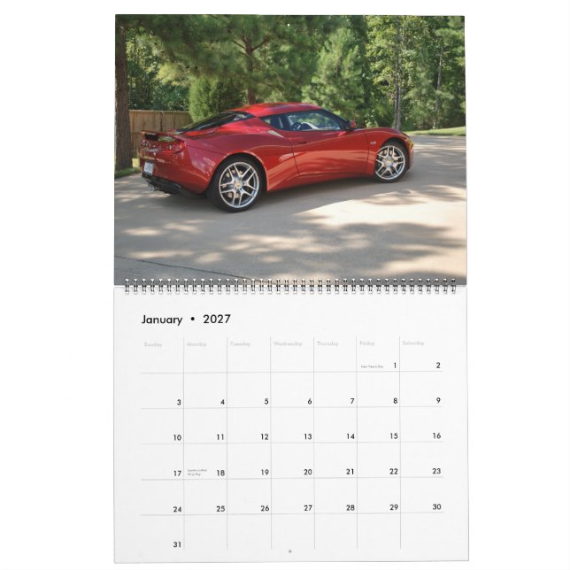 Lotus Evora 2011 Kalender (Jan 2027)