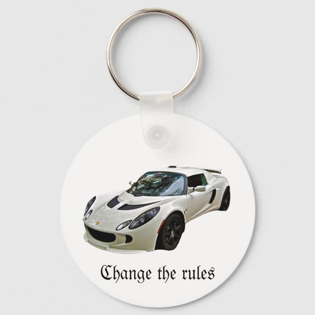 Lotus Exige - Ändern Sie die Regeln Schlüsselanhänger (Vorderseite)