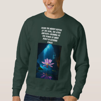 LOTUS farbiges Design von RIVA_FASHIONSTORE Sweatshirt