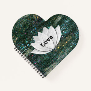 Lotus Fleur Galaxie Coeur Lotus Carnet