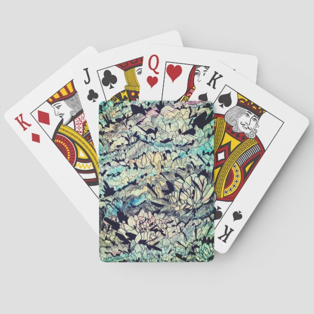 Lotus Flow Playing Cards Spielkarten (Rückseite)