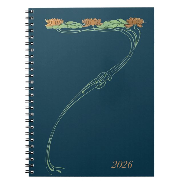 Lotus Flower 2026 Softcover Journal  Notizblock (Vorderseite)