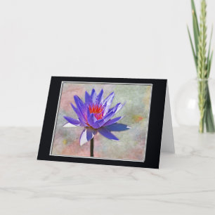 Lotus Flower joyeuse carte d'anniversaire