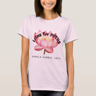Lotus for POTUS Harris Election T-Shirt
