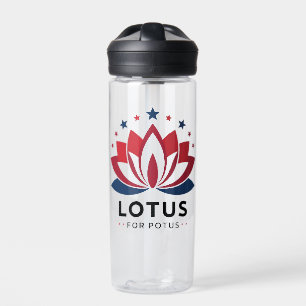 Lotus for POTUS Kamala Harris 2024 Trinkflasche