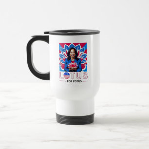 Lotus für Potus Kamala Harris Präsidentschaftskamp Reisebecher