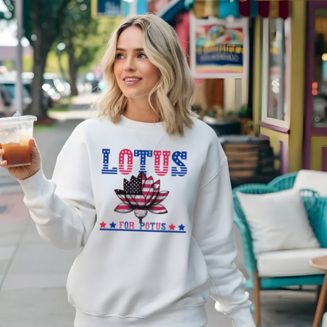 LOTUS für POTUS-Wahlen 2024 Sweatshirt (Von Creator hochgeladen)