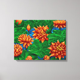 Lotus Garden - Canvas Print Leinwanddruck
