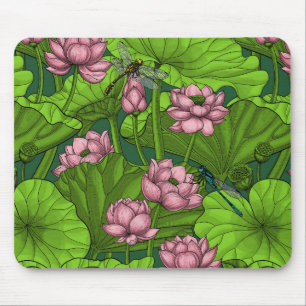 Lotus Garten Mousepad