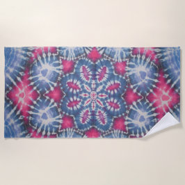 Lotus Gefärbte Krawatte Strandtuch