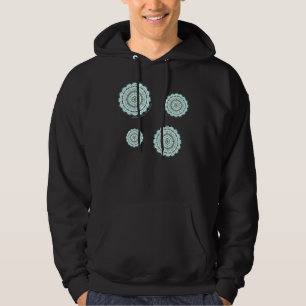 Lotus-Gewebe Herren dunkles Hemd Hoodie