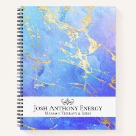 *~* Lotus Gold Pastellnebel Galaxy Universe AP3 Notizbuch