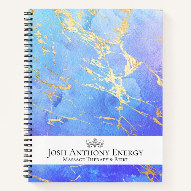 *~* Lotus Gold Pastellnebel Galaxy Universe AP3 Notizbuch (Vorderseite)