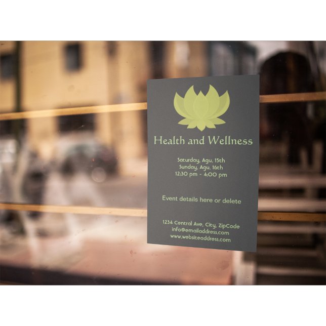 Lotus Health and Wellness Flyer (Von Creator hochgeladen)