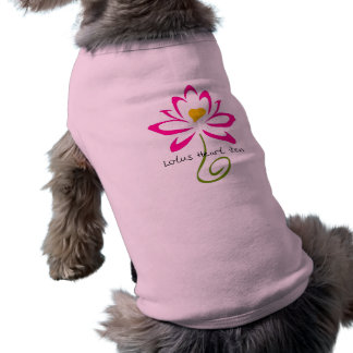 Lotus Heart Zen Hundeshirt T-Shirt