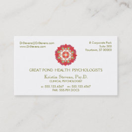 Lotus Holistic Natural Health Appointing Card Terminkarte