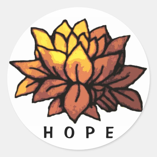 Lotus Hope Sticker (Vorderseite)