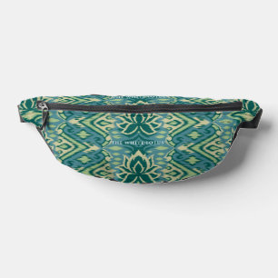 Lotus Ikat Motif - Le Lotus Blanc