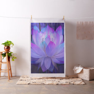 Lotus in Blau... Stoff