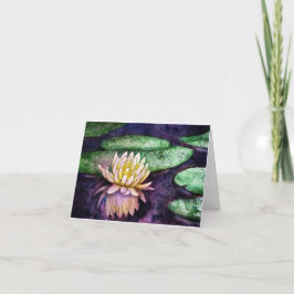 Lotus Jeden Anlaß Notecard Dankeskarte